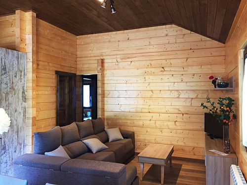 Casas de madera en Jaca Pirineos. Complejo cerrado y exclusivo de alta calidad.